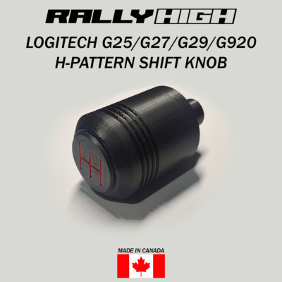 Logitech G25/G27/G29/G920 H Pattern Shift Knob