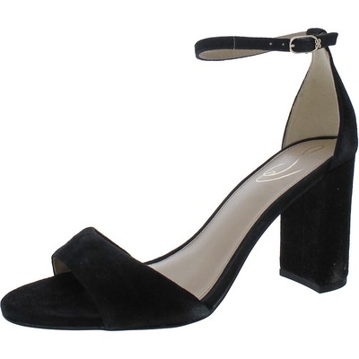 Женские туфли-лодочки Sam Edelman Robyn из черной замши шириной 6 см (C, D, W) BHFO 8873