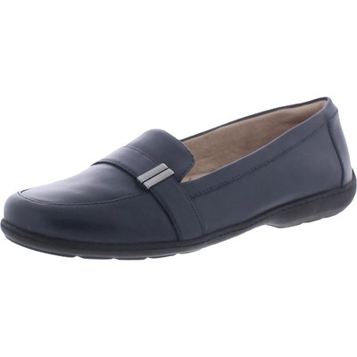 

Женские кожаные лоферы SOUL Naturalizer Kentley без шнуровки Penny BHFO 0497, Navy leather, Kentley