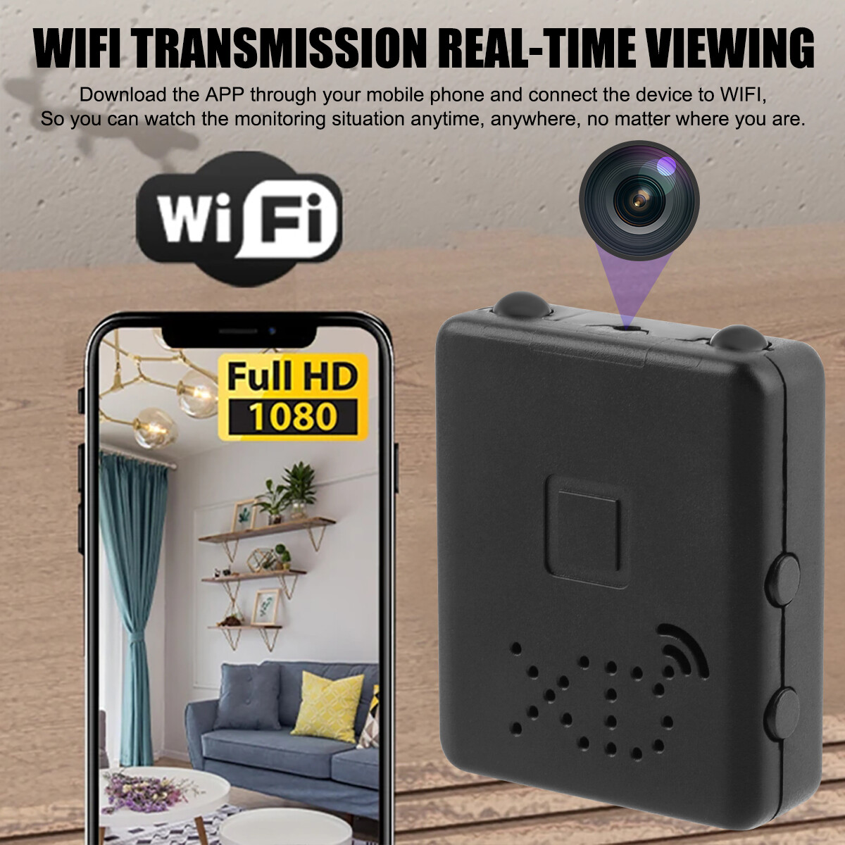 Smart Mini Wireless WiFi Camera Home Security 1080P HD Night Cam With Battery