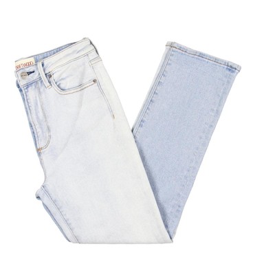 

Женские синие джинсовые светлые джинсы Driftwood прямого кроя с высокой посадкой  BHFO 0345, Синий, P41074A