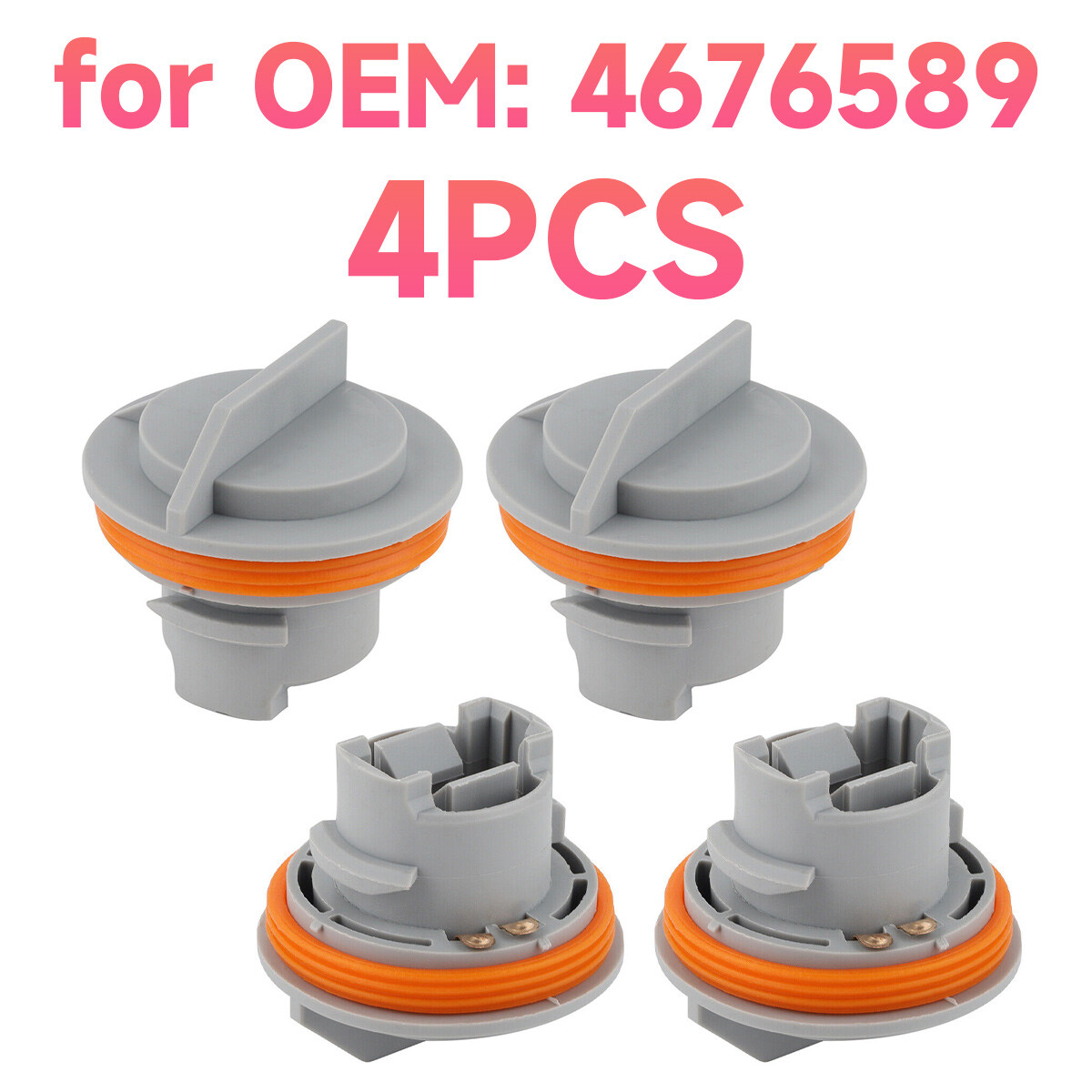 MotorKing Tail Light Taillamp Rear Bulb Socket x4 For JEEP Grand Cherokee Dodge