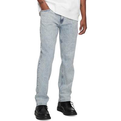 

Мужские синие джинсы Calvin Klein Jeans со средней посадкой и прямыми штанинами  BHFO 7696, Noah light