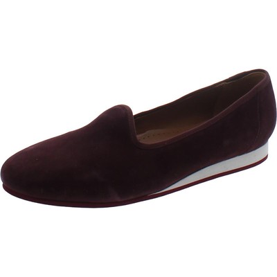 Женские мокасины-слипоны из красной замши Trotters Ioni 9 Medium (B,M) BHFO 2957