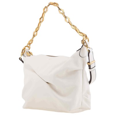 Pre-owned Jimmy Choo Latte / Gold Ladies Small Diamond Soft Hobo Bag Diamond Soft Hobo/s In Latte/gold