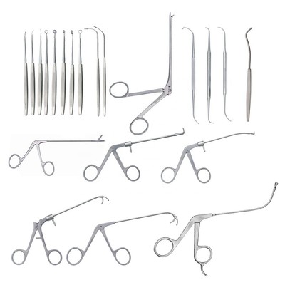 ENT Fess Instruments Set Sinus Surgery Endoscopic Complete 30 Pcs Instrument Set