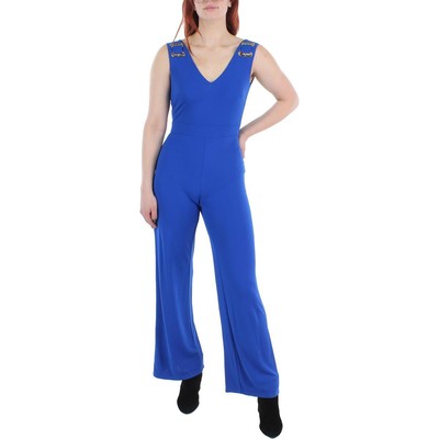 

Женский синий вязаный комбинезон без рукавов Lauren Ralph Lauren Alteria  BHFO 9555