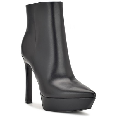 Женские ботильоны Nine West LORAA3 из искусственной кожи черного цвета, размер 9,5 См (B,M), BHFO 8765
