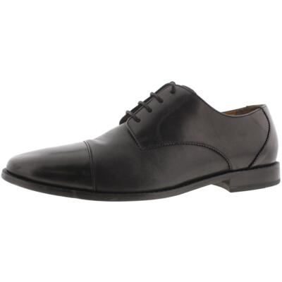 Мужские туфли-дерби из черной кожи Montinaro от Florsheim, размер 12, средний (D), BHFO 9527