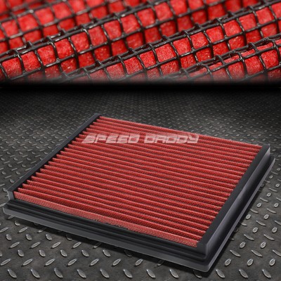 ДЛЯ A4/A6/QUATTRO/S4/S6 КРАСНАЯ МНОГОРАЗОВАЯ/МОЮЩАЯСЯ ПАНЕЛЬ ВОЗДУШНОГО ФИЛЬТРА
