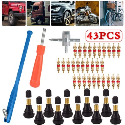 43X Tire Valve Stem installation Remover Repair Tool Puller Car Truck Plug Core