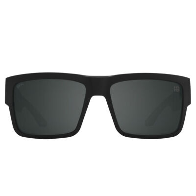 Pre-owned Spy Optics Men's Polarized Cyrus Soft Matte Black Sunglasses In Happy Boost Polarized Black Mirror