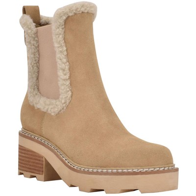 Женские ботинки Челси Calvin Klein Anissa бежевого цвета, размер 7,5 средний (B,M) BHFO 8819