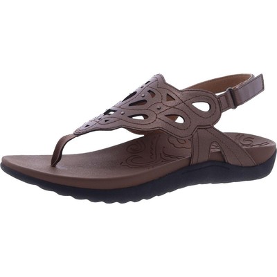 Спортивные сандалии Rockport Womens Ridge Sling 2 коричневых ремешка шириной 8 см (C, D, W) BHFO 2388