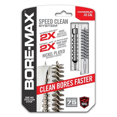 Real Avid Gun Cleaning Jag, Bore Brush & Gun Cleaning Patches Set, All in One