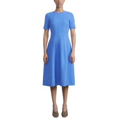 Женское шерстяное расклешенное офисное платье Lafayette 148 New York из Нью-Йорка BHFO 4521