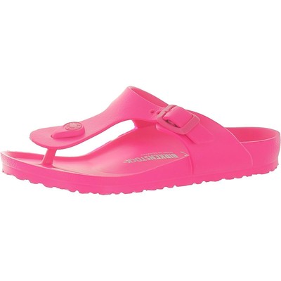 

Розовые шлепанцы-стринги Birkenstock для девочек Сандалии 34 Medium(B,M) BHFO 0268, Розовый, BHFO