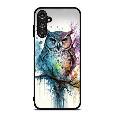 TPU Phone Case dark owl in red For Samsung Galaxy Z Fold Flip 3 4 5 6