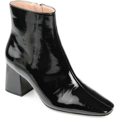 Женские черные ботильоны Journee Collection Shoes 7 Medium (B,M) BHFO 7721