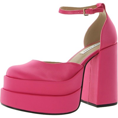 Steve Madden Womens Charlize Pink Platform Heels 8.5 Medium (B,M) BHFO 1056
