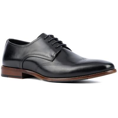Vintage Foundry Co. Mens Leather Wingtip Padded Insole Oxfords Shoes BHFO 6682