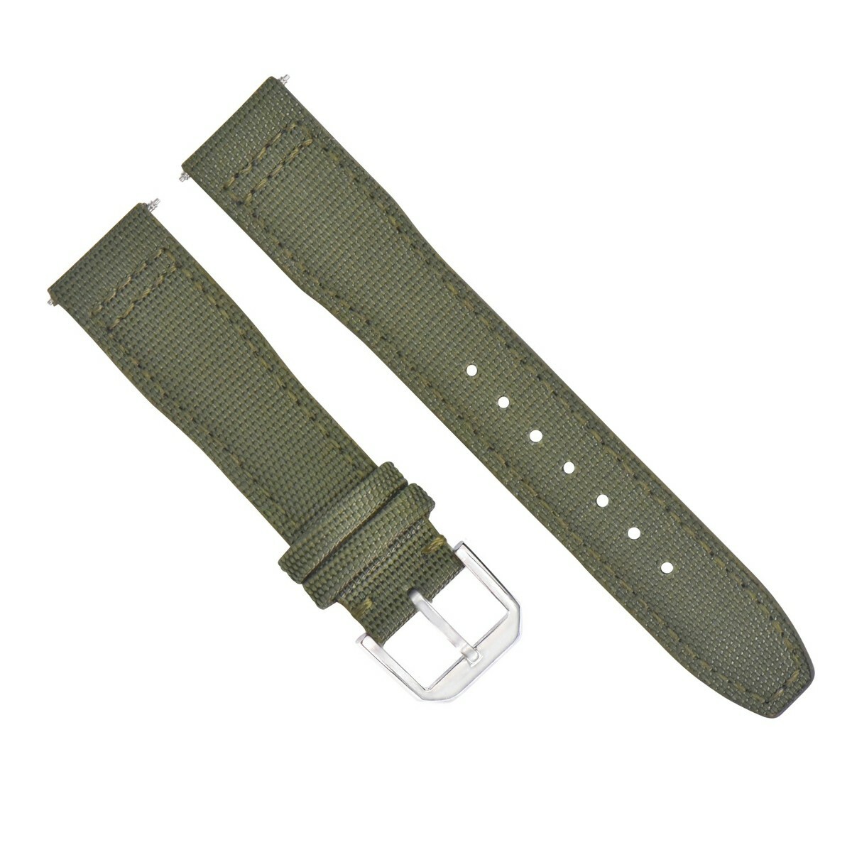 20MM CANVAS LEATHER WATCH BAND STRAP FOR IWC PILOT TOP GUN PORTUGUESE