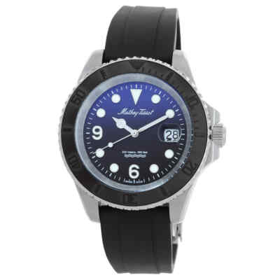 Мужские часы Mathey-Tissot Mathy Design с кварцевым синим циферблатом H909ABU