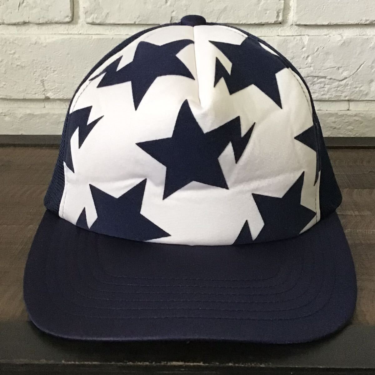 bapesta trucker hat cap BAPE エイプ BAPE STA logo trucker hat cap a bathing ape star NIGO | eBay