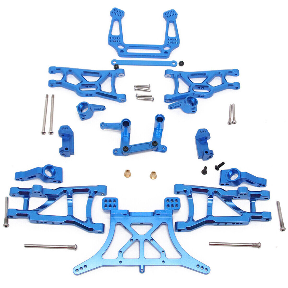 RC Car Upgrade Parts Metal Full Set For 1/10 Traxxas Slash 2WD/Rustler/Stampede