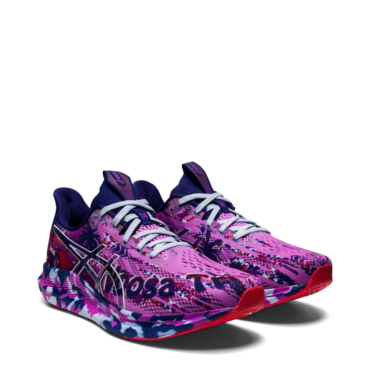 Pre-owned Asics Noosa Tri 14 Women's Running Sport Shoes 1012b208-701 In Purple