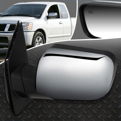 ДЛЯ 04-10 TITAN QX56 OE STYLE С ЭЛЕКТРОПРИВОДОМ И ОБОГРЕВОМ ДВЕРНОГО ЗЕРКАЛА ЛЕВОГО БОКОВОГО ОБЗОРА, ХРОМИРОВАННОЕ