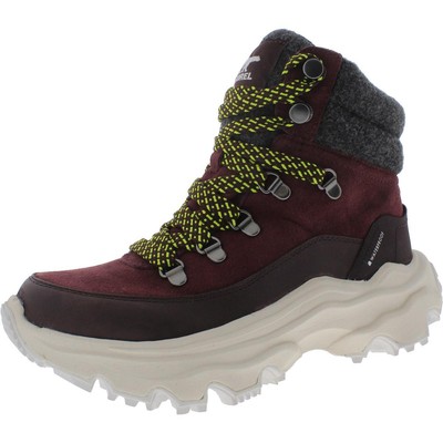 Женские кожаные кроссовки Sorel, походные ботинки на искусственном меху, BHFO 5685