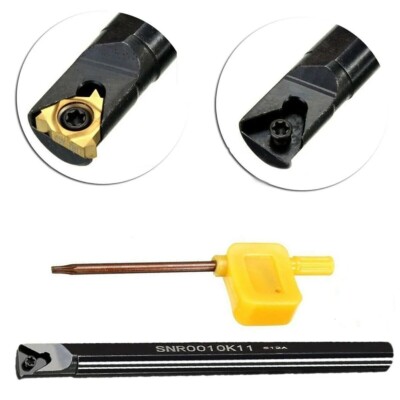 1PC SNR0010K11 CNC Lathe Boring Bar Inner Thread Tool Holder For 11ER insert