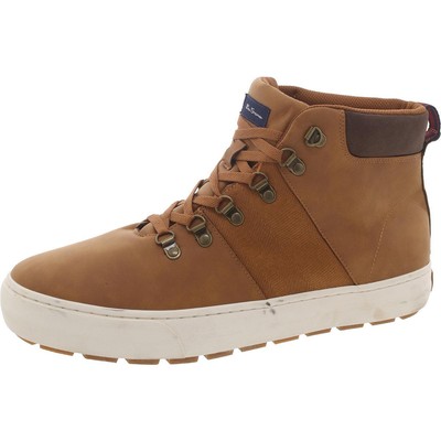 Мужские коричневые походные ботинки из искусственной кожи Ben Sherman 12 Medium (D) BHFO 9397