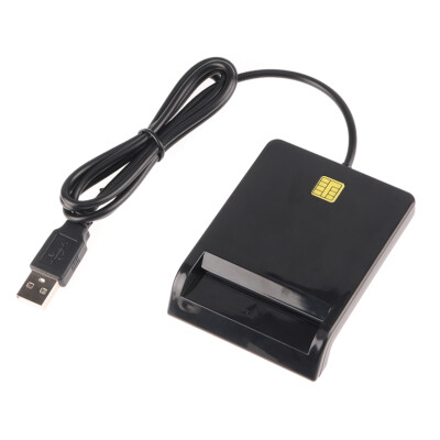 USB 2.0 Smart Window Card Reader DNIE ATM CAC IC ID Bank Card SIM Card Connector