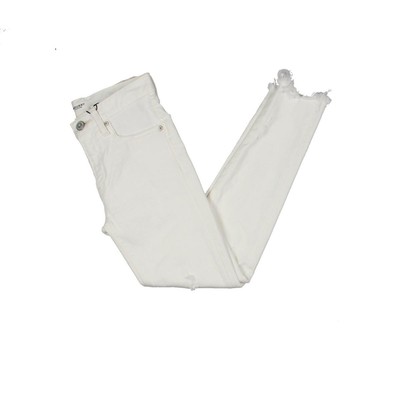 

Джинсы-скинни со средней посадкой до щиколотки Moussy Vintage Womens Glendele Destroyed BHFO 2886, Белый, Glendele