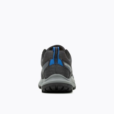Pre-owned Merrell Work Men's Nova 3 Carbon Fiber Toe Work Shoe Black/blue - J005481