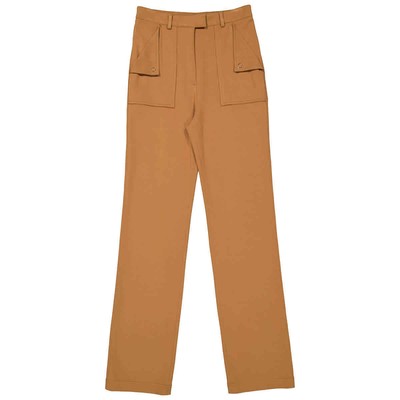 BURBERRY BURBERRY LADIES BISCUIT POCKET DETAIL JERSEY TAILORED TROUSERS