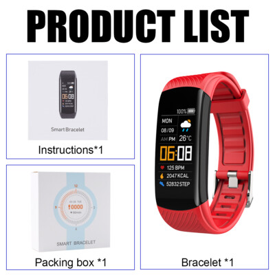 Fitness Activity Tracker Blood Oxygen Heart Rate Sport Fit-bit Smart Watch 2024