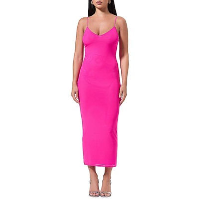 AFRM Womens V Neck Spaghetti Straps Party Slip Dress BHFO 6381