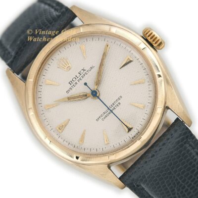ROLEX OYSTER PERPETUAL BUBBLEBACK, REF.6085, 14CT, C1952