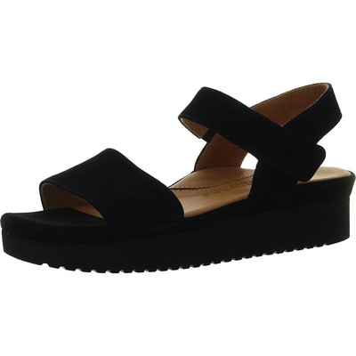 

Черные женские сандалии на платформе LAmour des Pieds ABRILLA 8.5 Medium (B,M) 9603, Black kidsuede