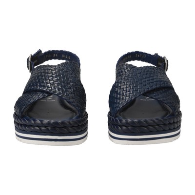 PONS QUINTANA PONS QUINTANA SANDALETTE 9783.T00, GELOCHT/GEFLOCHTEN, BLAU, DAMEN