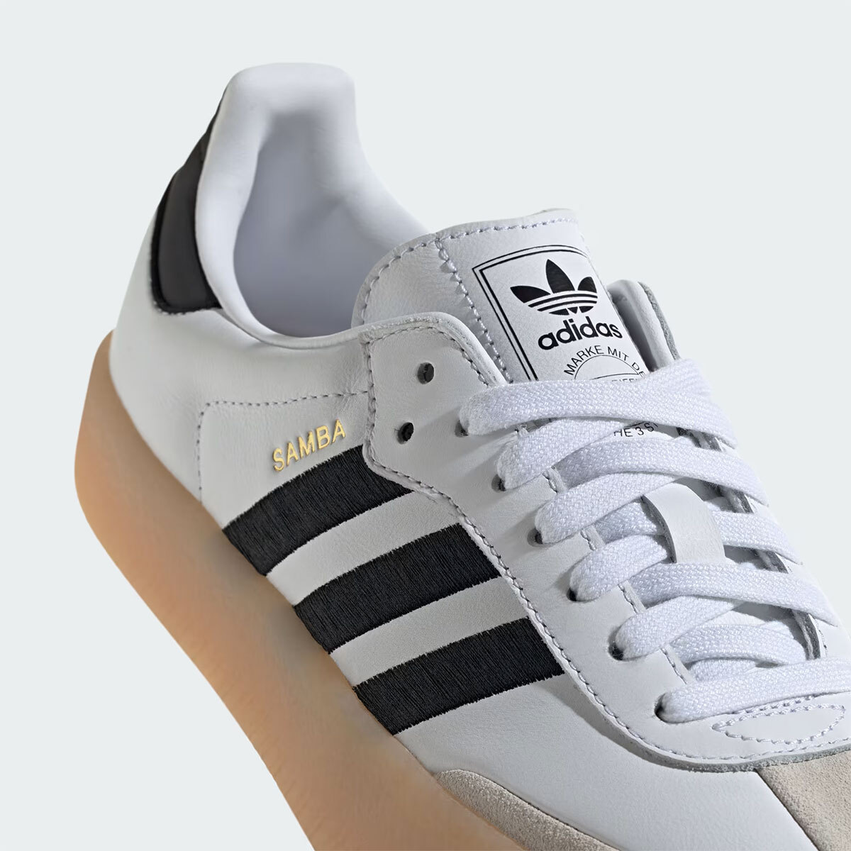 New Womens ADIDAS ORIGINALS SAMBAE W IG5744 WHITE / BLACK US