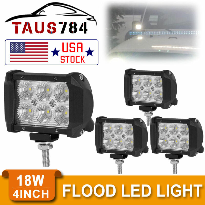 Flood Pods Driving Offroad Fog Lamp Suv Atv Ute