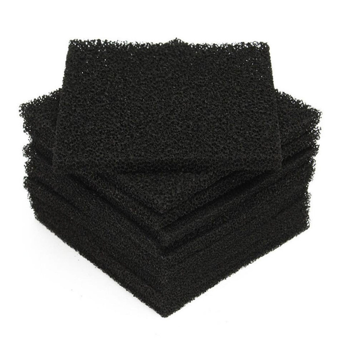 10/20Pcs Square Universal Activated Carbon Air Filter Sponge Foam Pad