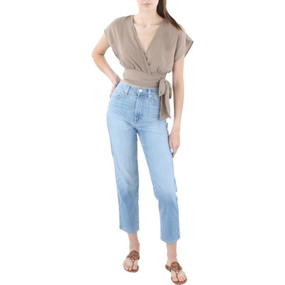 

COLCCI Женская бежевая блуза с запахом  BHFO 2262, Dark beige