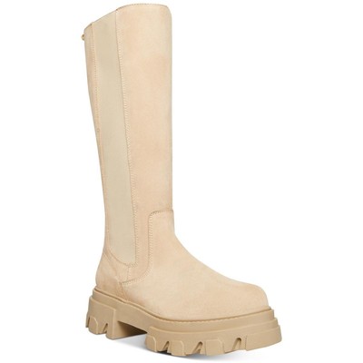 Бежевые сапоги до колена Steve Madden Womens Esma Beige Knee High Boots 9.5 Medium (B,M) BHFO 9513