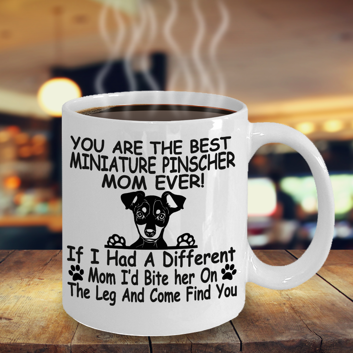 MINIATURE PINSCHER dog,Zwergpinscher,Min Pin dog,King of the Toys,Cup,Mugs,2