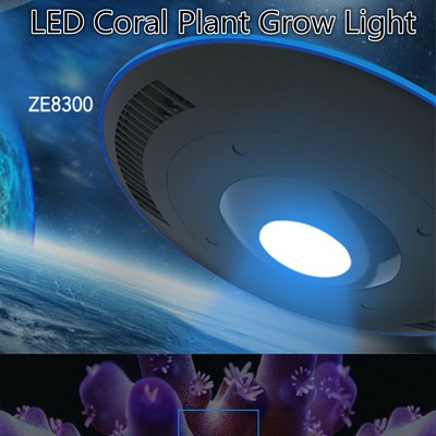 Dimmable 96W LED Aquarium Light Full Spectrum Reef Coral Marine Tank Lamp 12000K